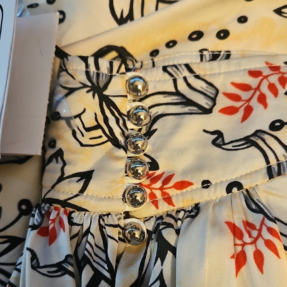 Paco Rabanne Floral Print Maxi Skirt - Picture 8 of 11